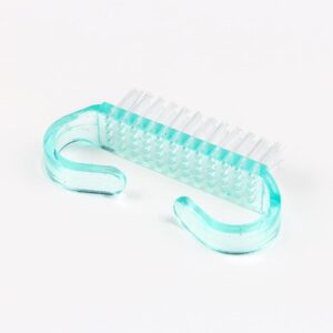 Cleaner Finger Nail Scrub Brush Nail Hand Scrubbing Cleaning Brush Plastic Handle NailTransparent Handle Nail Brush Nail Brushes - Image 4