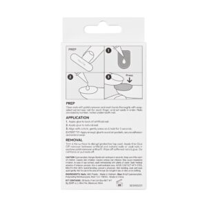 Kiss Salon Color Short Square Press-on Nails with Glue, Beige Solid, 28 Pieces - Image 8