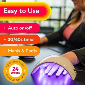 SUNUV UV Nail Lamp, SUN9C LED Gel Nail Dryer with Sensor, 2 Timers, and UV Light, Ideal Gift for Women and Girls, Pink - Image 9