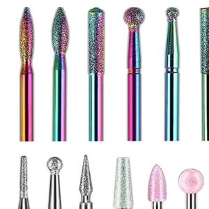 30Pcs Nail Drill Bits Set,3/32 Inch Professional Ceramic Diamond Nail Bits, Nail Drill Bits for Electric Manicure Pedicure Nail File Machine - Image 7