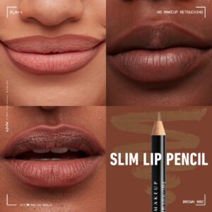 NYX Professional Makeup Slim Lip Pencil, Long-Lasting Creamy Lip Liner, 820 Espresso, 0.035 fl oz - Image 49