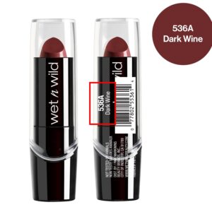 Wet n Wild Silk Finish Lipstick Dark Wine - Image 12