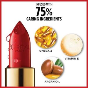Loreal Paris Makeup Colour Riche Original Creamy, Hydrating Satin Lipstick, 840 Natures Blush, 1 Count - Image 3