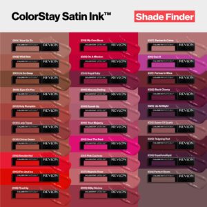 Revlon ColorStay Satin Ink Crown Jewels Long Lasting Lipstick with Vitamin E, 035 Reigning Red, 0.17 fl oz. - Image 7