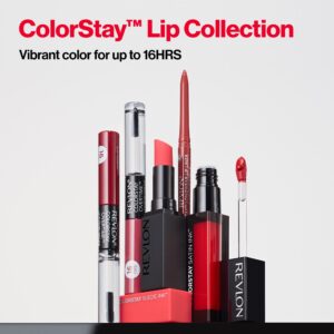 Revlon ColorStay Satin Ink Crown Jewels Long Lasting Lipstick with Vitamin E, 035 Reigning Red, 0.17 fl oz. - Image 9