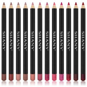 SHANY Dreamy Dozen Matte Lip Liner Set Vegan - Long-Lasting Professional Velvet Cruelty-Free Lipstick Pencils Pens in Varying Shades - Pack of 12 - Image 8