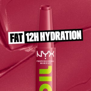 NYX Professional Makeup Fat Oil Slick Click Hydrating Tinted Lip Balm, That's Major - Image 15