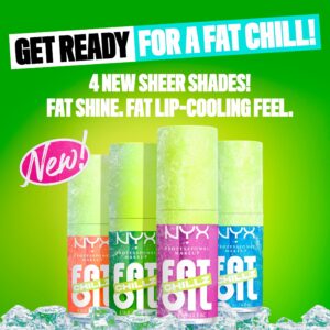 NYX Professional Makeup Miscell. Signat Fat Oil Chillz, 12 Hour Hydration , POLAR PEPPERMINT, 0.16 fl oz - Image 3