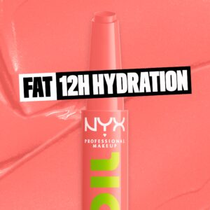 NYX Professional Makeup Fat Oil Slick Click Hydrating Tinted Lip Balm, That's Major - Image 28