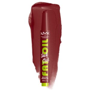 NYX Professional Makeup Fat Oil Slick Click Hydrating Tinted Lip Balm, That's Major - Image 42