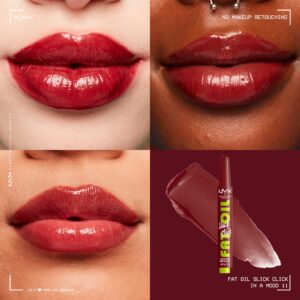 NYX Professional Makeup Fat Oil Slick Click Hydrating Tinted Lip Balm, That's Major - Image 43