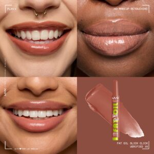 NYX Professional Makeup Fat Oil Slick Click Hydrating Tinted Lip Balm, That's Major - Image 56