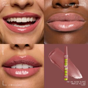 NYX Professional Makeup Fat Oil Slick Click Hydrating Tinted Lip Balm, That's Major - Image 66