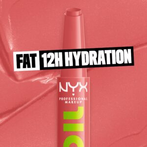 NYX Professional Makeup Fat Oil Slick Click Hydrating Tinted Lip Balm, That's Major - Image 105