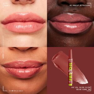 NYX Professional Makeup Fat Oil Slick Click Hydrating Tinted Lip Balm, That's Major - Image 122