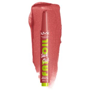 NYX Professional Makeup Fat Oil Slick Click Hydrating Tinted Lip Balm, That's Major - Image 124