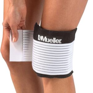Mueller Elastic Cold/Hot Wrap, Black, Includes 6" x 9" Reusable Cold/Hot Pack - Image 7
