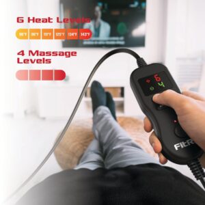 FitRx Recovery Heat Plus Weighted Heating Pad, 4lbs. Weighted Electric Heating Pad for Back Pain Relief, 12 x 24in. - Image 3