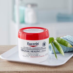 Eucerin Original Unscented Hand and Body Moisturizer Cream 16 oz. Jar 72140000021 1 Ct - Image 4