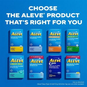 Aleve Liquid Gels Naproxen Sodium Pain Reliever, 80 Count - Image 7