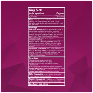 Chloraseptic Max Strength Sore Throat Spray, Wild Berries Flavor Throat Remedy, 4 fl oz - Image 8