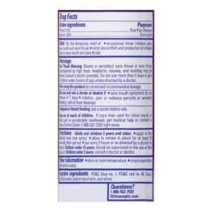 Chloraseptic Max Strength Sore Throat Spray, Wild Berries Flavor Throat Remedy, 4 fl oz - Image 15