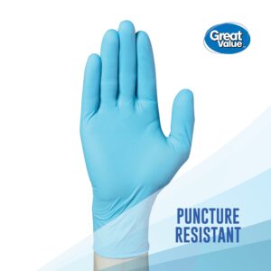 Great Value Nitrile Disposable Gloves, One Size, 100 Ct - Image 3