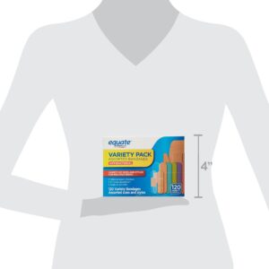Equate Antibacterial Assorted Bandages Variety Pack, 120 Count - Image 7