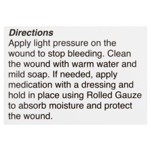Equate Rolled Gauze, 3 in x 2.5 yds, 5 Rolls - Image 4