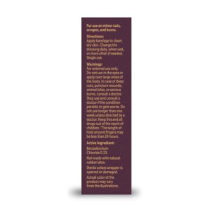 Equate Flexible Antibacterial Fabric Bandages, 30 Count - Image 9