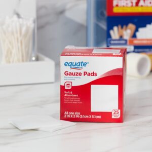 Equate Gauze Pads, 2" x 2", 25 Count - Image 3