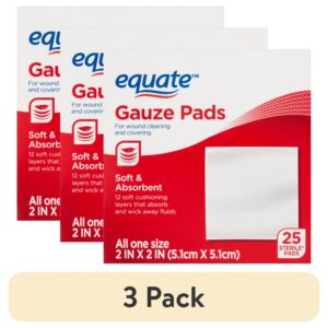 Equate Gauze Pads, 2" x 2", 25 Count - Image 9
