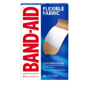 Band-Aid Brand Flexible Fabric Adhesive Bandages, Extra Large, 10 Count - Image 7