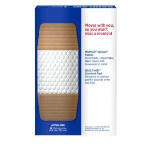 Band-Aid Brand Flexible Fabric Adhesive Bandages, Extra Large, 10 Count - Image 8