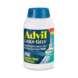 Advil Liqui-Gels Minis Pain Relievers for Headache Relief, Fever Reducer Liquid Filled Capsules, 200 mg Ibuprofen, 160 Count - Image 16