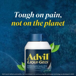 Advil Liqui-Gels Minis Pain Relievers for Headache Relief, Fever Reducer Liquid Filled Capsules, 200 mg Ibuprofen, 160 Count - Image 19