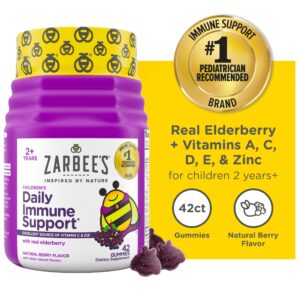Zarbee's Children's Daily Immune Support* Gummies + Elderberry, 42 Count - Image 1
