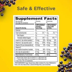 Zarbee's Children's Daily Immune Support* Gummies + Elderberry, 42 Count - Image 5