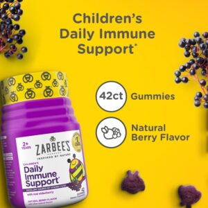 Zarbee's Children's Daily Immune Support* Gummies + Elderberry, 42 Count - Image 8