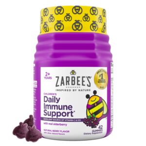 Zarbee's Children's Daily Immune Support* Gummies + Elderberry, 42 Count - Image 9