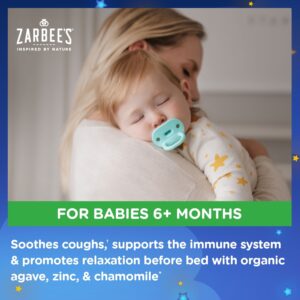 Zarbee's Baby Nighttime Cough Syrup + Immune, Agave Taste, 2 fl. oz - Image 6