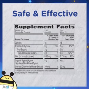 Zarbee's Baby Nighttime Cough Syrup + Immune, Agave Taste, 2 fl. oz - Image 7