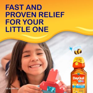 Vicks DayQuil Kids Cold and Cough Liquid, Cold Medicine for Children, Honey, 8 Fl oz - Image 3