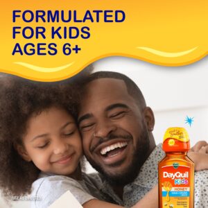 Vicks DayQuil Kids Cold and Cough Liquid, Cold Medicine for Children, Honey, 8 Fl oz - Image 5