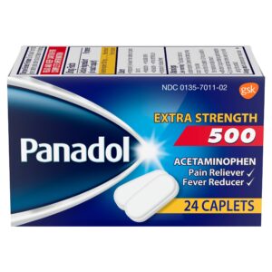 Panadol Extra Strength Caplets, Pain Reliever & Fever Reducer - 24ct - Image 3