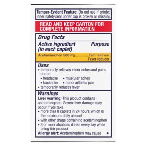 Panadol Extra Strength Caplets, Pain Reliever & Fever Reducer - 24ct - Image 9