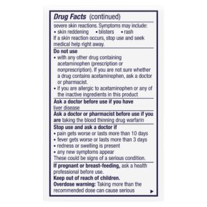 Panadol Extra Strength Caplets, Pain Reliever & Fever Reducer - 24ct - Image 10