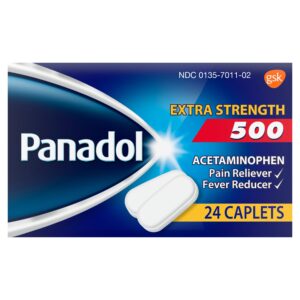 Panadol Extra Strength Caplets, Pain Reliever & Fever Reducer - 24ct - Image 13