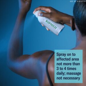 Biofreeze Professional Menthol Pain Relieving Spray 4 FL OZ Colorless Aerosol Spray For Pain Relief Associated With Sore Muscles, Arthritis, Simple Backaches, And Joint Pain (Packaging May Vary) - Image 5