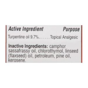Dr. JH McLean Volcanic Oil, OTC Pain Relieving Liniment, Temporarily Relief of Muscle Pain and Aches, 2 oz - Image 4